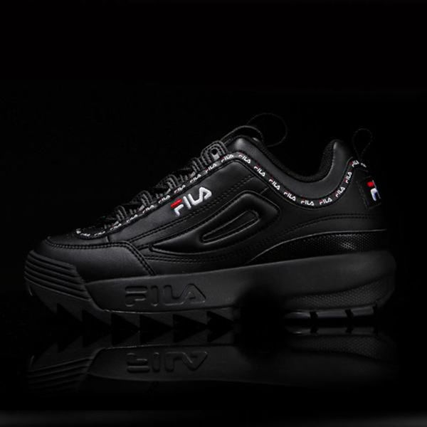 Fila Heritage Damske Čierne - Disruptor 2 Tapey Tape Vypredaj - Slovakia 23680-OHMN